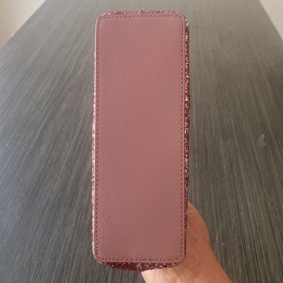 Kate Spade Pink Glitter Cosmetic Bag - Picture 2 of 4